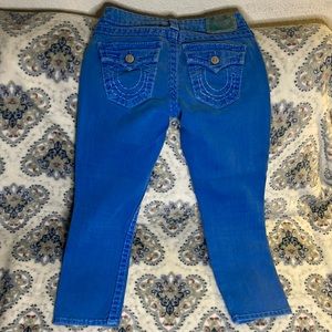 True Religion capri jeans